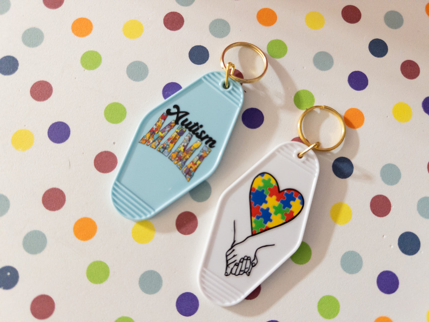 Autism Motel Keychain