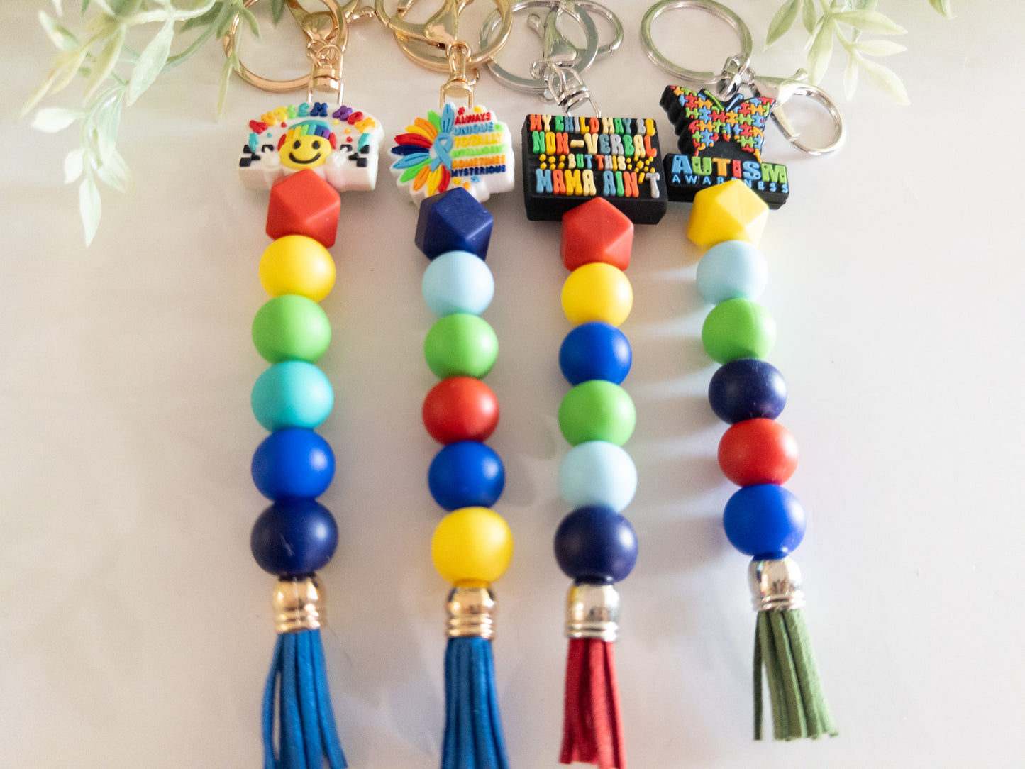 Autism Awareness Keychain| Autism Mom Keychain