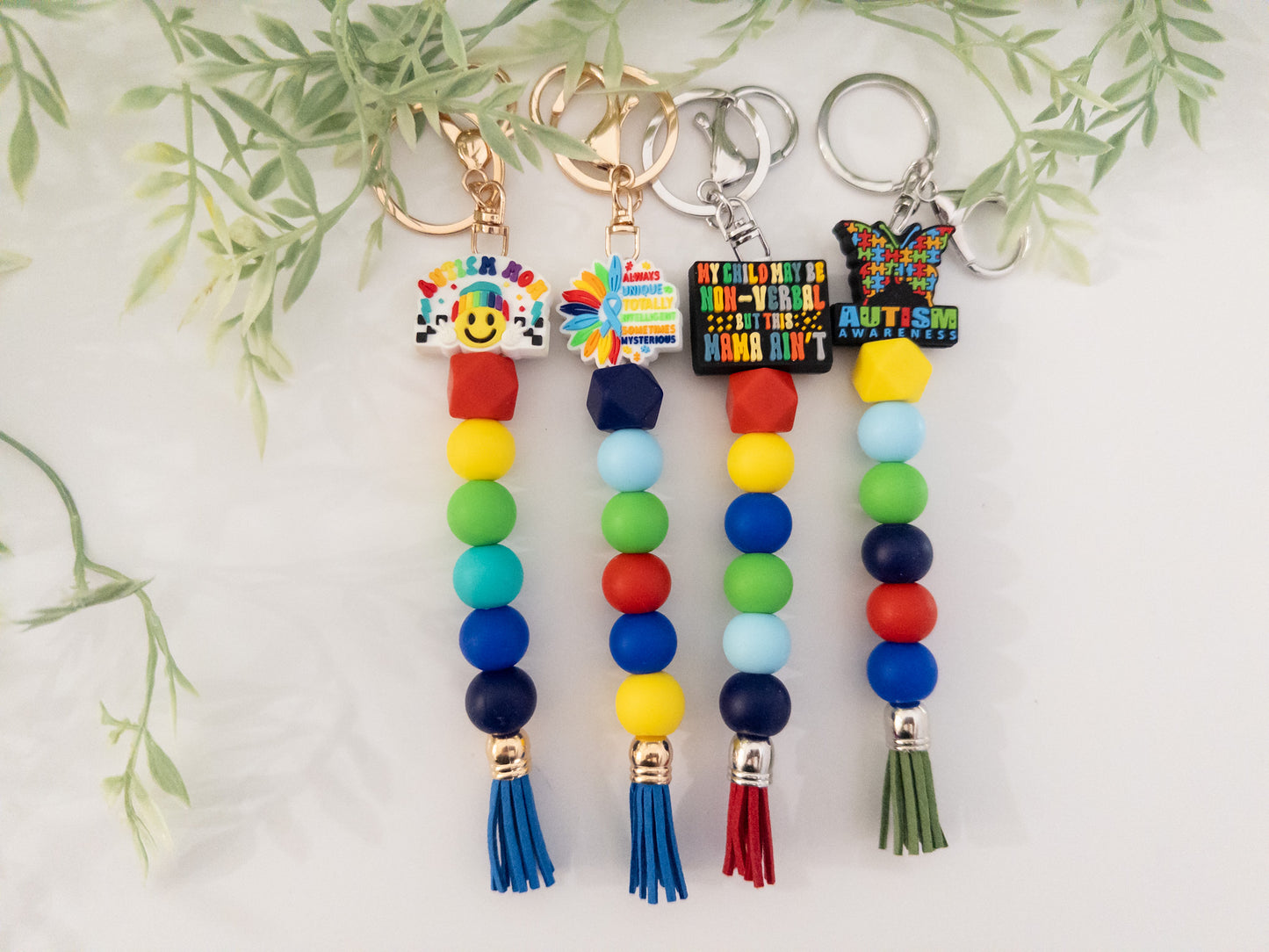 Autism Awareness Keychain| Autism Mom Keychain