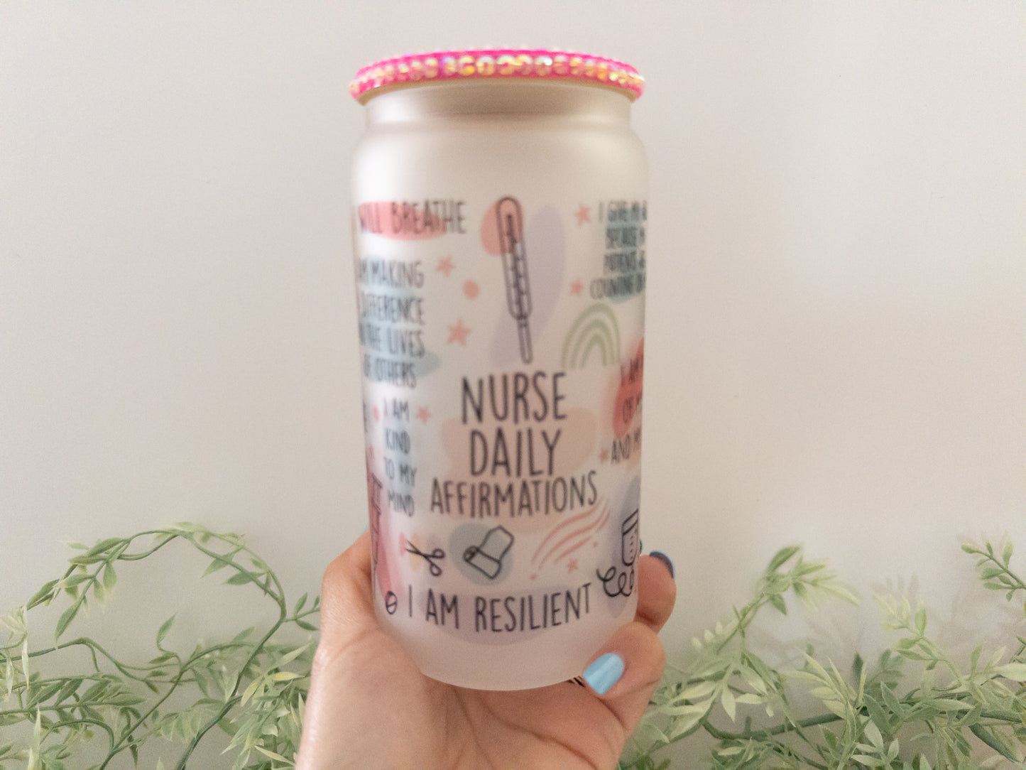 Nurse Glass Can