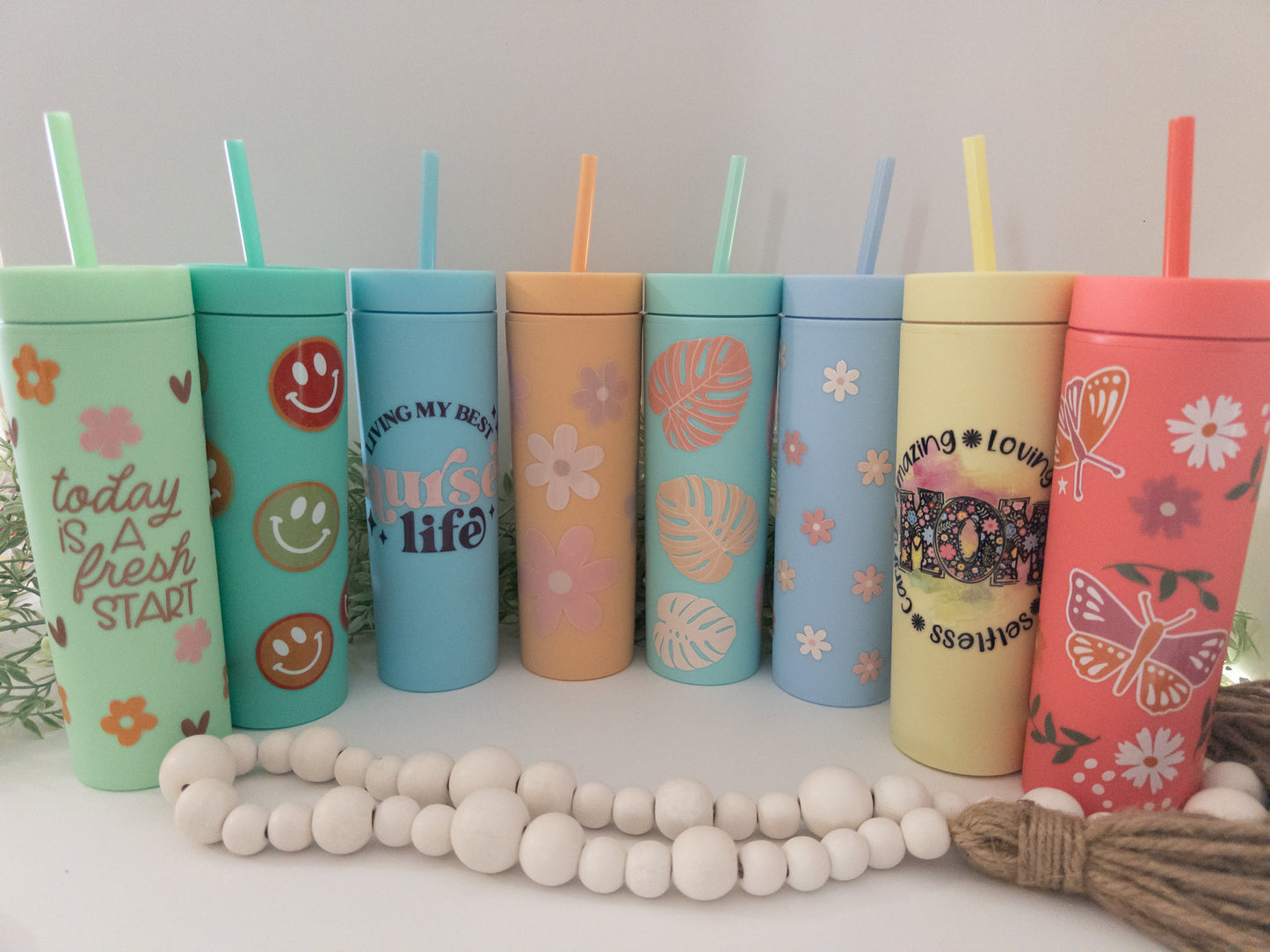 Colorful Matte Tumbler