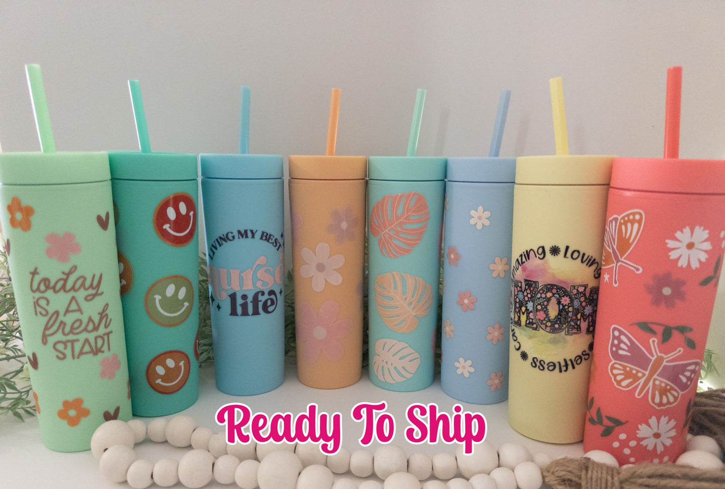 Colorful Matte Tumbler